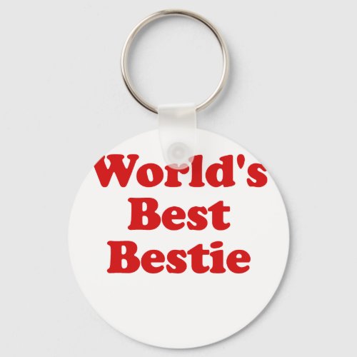 Worlds Best Bestie Keychain