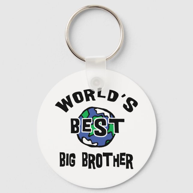 World's Best Big Brother Keychain (Front)