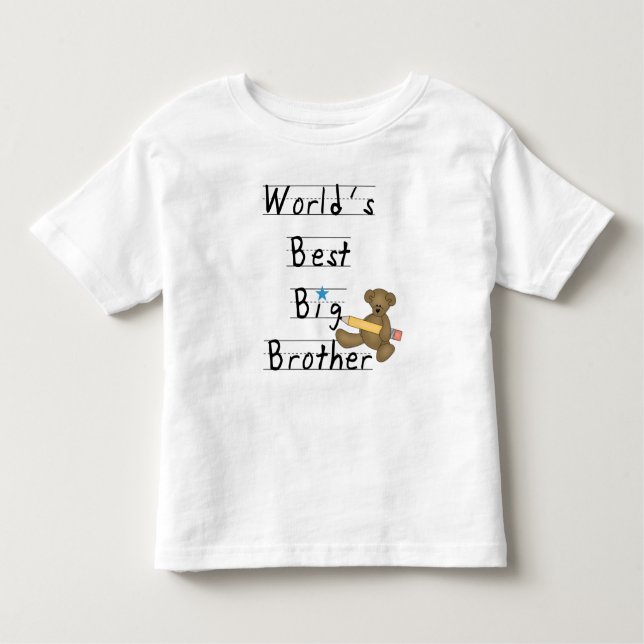 World's Best Big Brother Toddler T-shirt (Front)