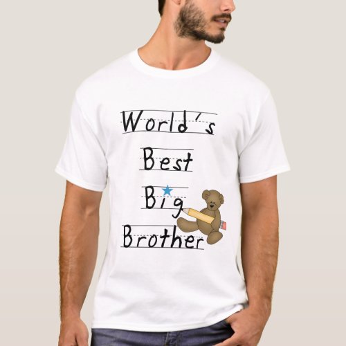 Worlds Best Big Brother Tshirts and Gifts