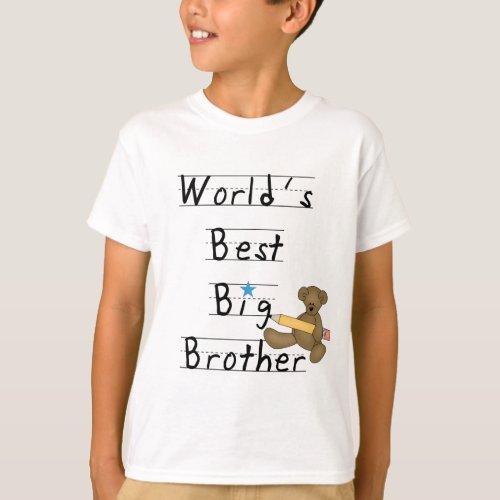 Worlds Best Big Brother Tshirts and Gifts