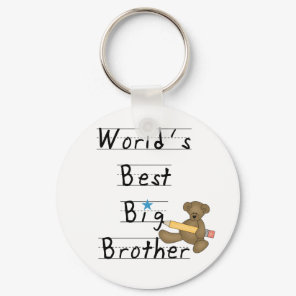 World's Best Big Brother Tshirts and Gifts Keychain