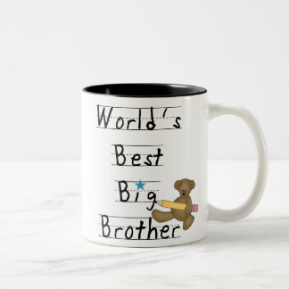 World's Best Big Brother Two-Tone Coffee Mug