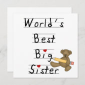 World's Best Big Sister Gifts (Front/Back)