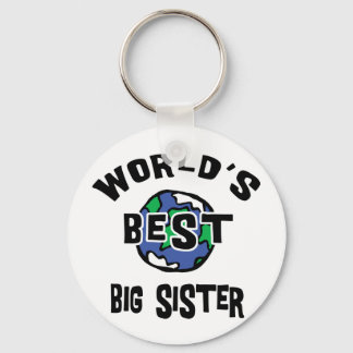 World's Best Big Sister Keychain