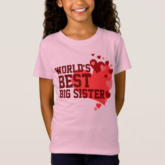World's Best Big Sister T-Shirt (Front)