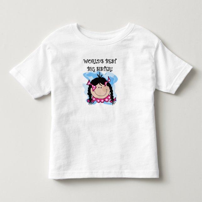 World's Best Big Sister Toddler T-shirt (Front)