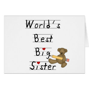 World's Best Big Sister Tshirts and Gifts