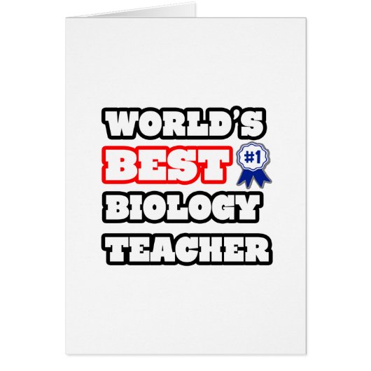 World's Best Biology Teacher (Front)