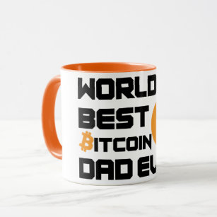World's Best Bitcoin BTC Dad Crypto Mug