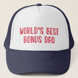 World's Best Bonus Dad! Cute Father's Day 