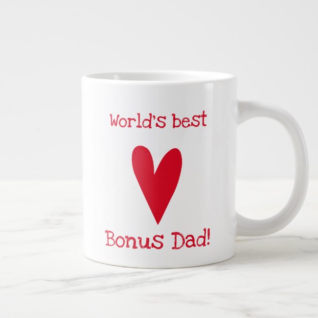 World's Best Bonus Dad! | Red Heart Father's Day