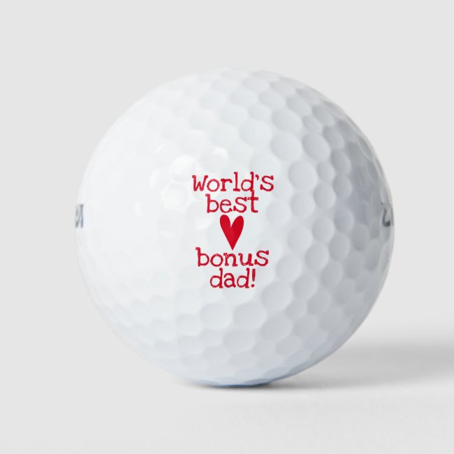 World's best bonus dad! | Red Heart - Father's day