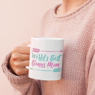 Bonus Mom Gifts with Personalized Mug and Heartfelt Message – Blue