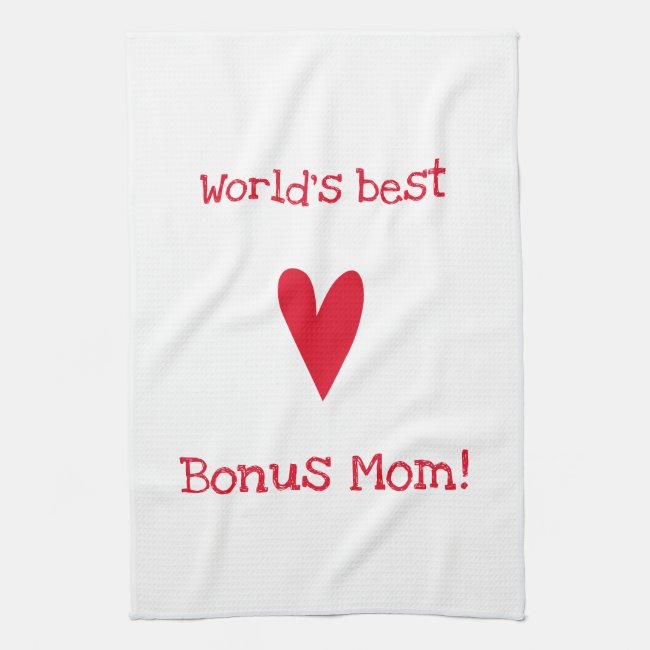 World's best Bonus Mom! | Red Heart Mother's Day
