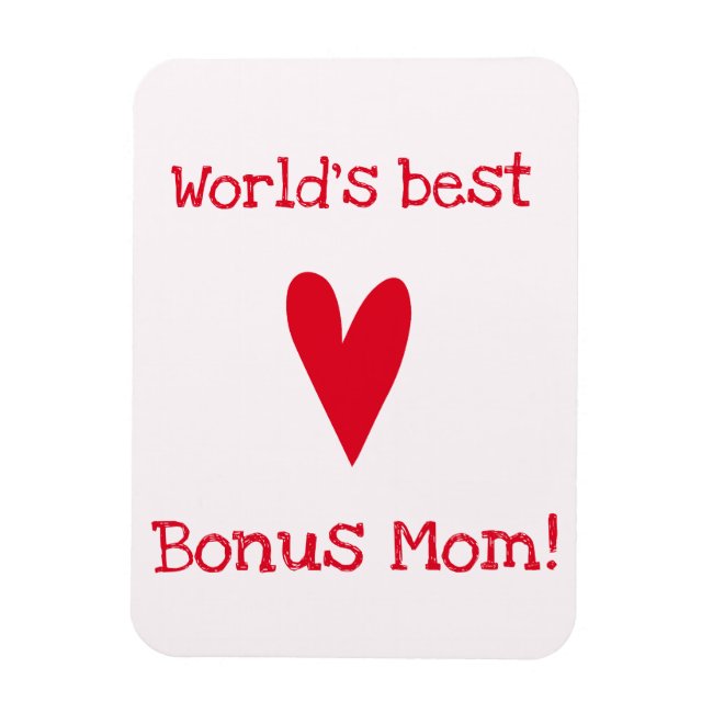 World's Best Bonus Mom! | Red Heart Mother's Day