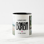 World's Best Bonus Mom Two Photo Mug<br><div class="desc">A thoughtful gift for your special Bonus Mom. The fun type design has room on both sides for personal photos. This mug makes a great present for her birthday,  Mother's Day,  Christmas,  and more!</div>