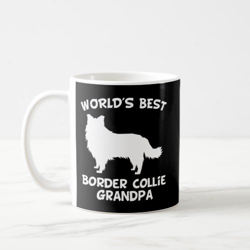 WorldS Best Border Collie Grandpa Dog Owner Coffee Mug