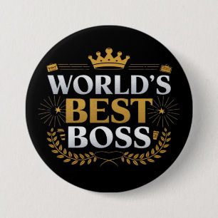 world's best boss button