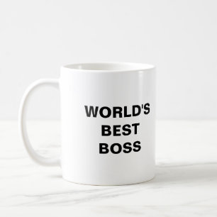 World's best boss coffee mug