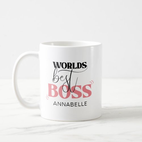 Worlds Best Boss Coffee Mug