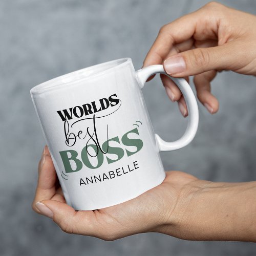 Worlds Best Boss Coffee Mug