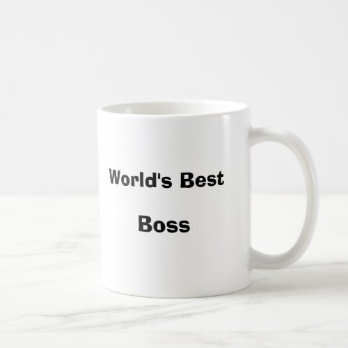 Worlds Best Boss Coffee Mug