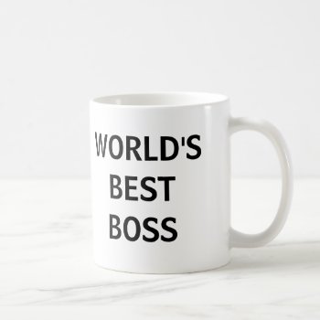 World's Best Boss Coffee Mug by jazkang at Zazzle