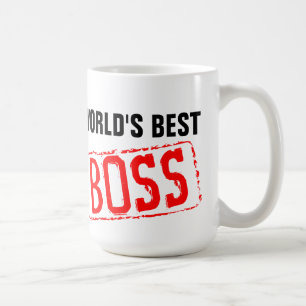 World's Best Boss coffee mugs