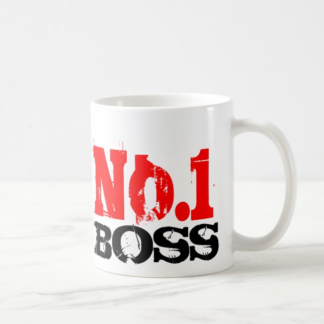 World's Best Boss coffee mugs | No. 1 (Right)