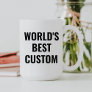 World's Best Boss Custom Mug Template office gifts