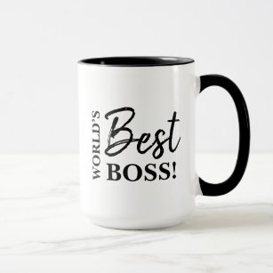 World's Best Boss entrepreneur custom logo Mug