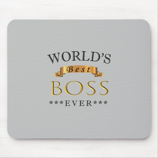 World's best boss ever mouse pad