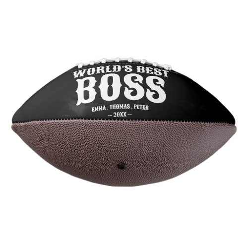 Worlds Best Boss for Boss Day Gift Football