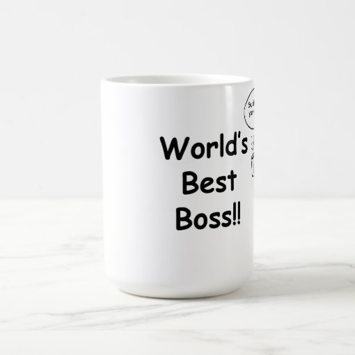 World's Best Boss funny mug | Zazzle