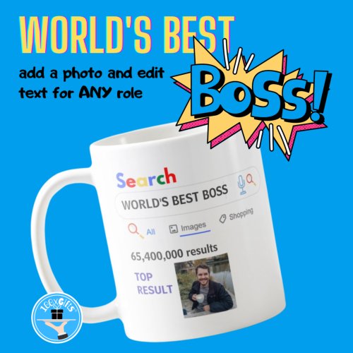WORLDS BEST BOSS _ Funny Top Image Search Results Coffee Mug