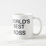 World's Best Boss Mug<br><div class="desc">for, perhaps, a regional manager</div>