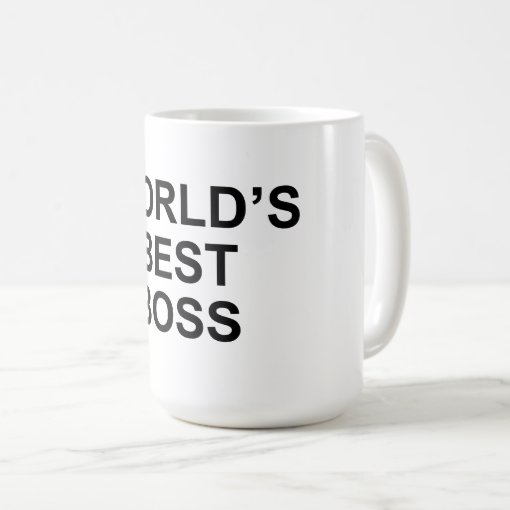 World's Best Boss Mug | Zazzle