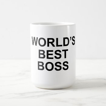 World's Best Boss Mug by Tstore at Zazzle