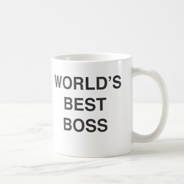 World's Best Boss Mug (Right)