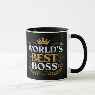 world's best boss mug