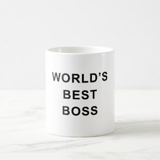 World's Best Boss Mug – Bold Classic Office Gift