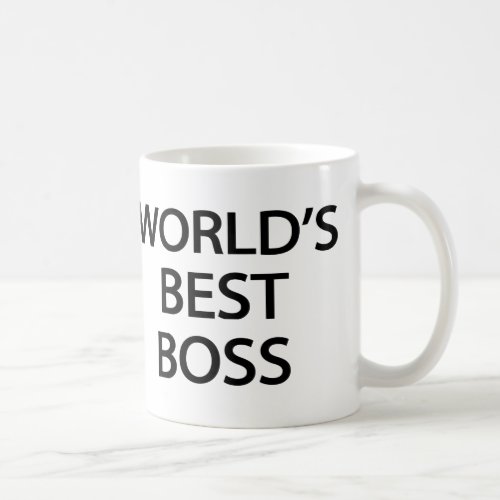 Worlds Best Boss Office Mug