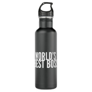Worlds Best Boss Stainless Steel Water Bottle