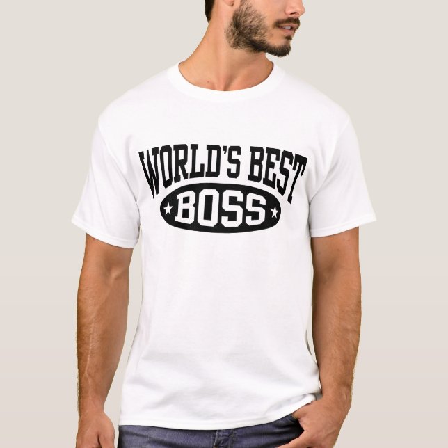 World's Best Boss T-Shirt (Front)