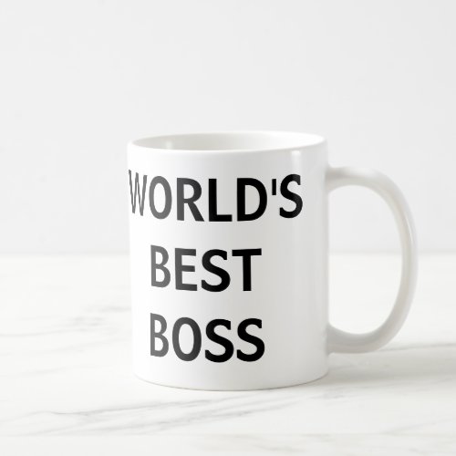 WORLDS BEST BOSS _ The Office Mug