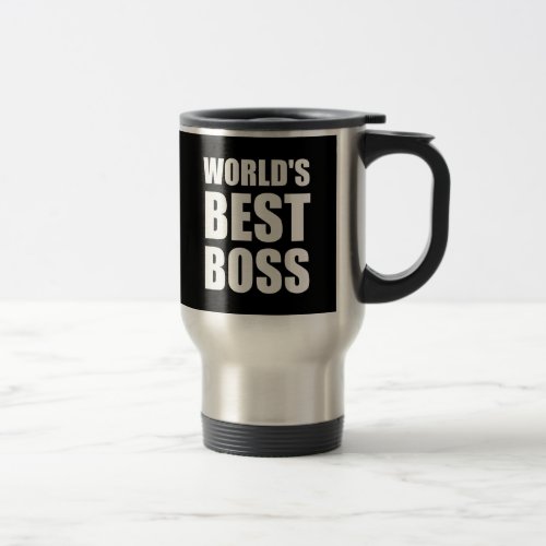 Worlds Best Boss Travel Mug