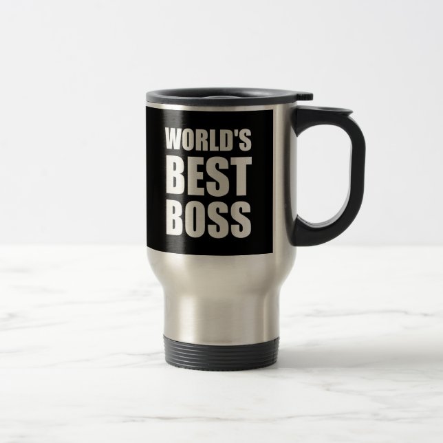 Worlds Best Boss Travel Mug (Right)