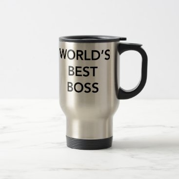 World's Best Boss Travel Mug
