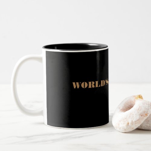 WORLDS BEST BOSS Two_Tone COFFEE MUG